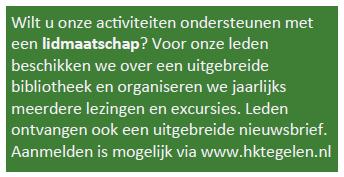 Wat doet de Heemkundige Kring Tegelen? De Heemkundige Kring heeft tot doel de kennis van en de belangstelling voor het eigen heem (Tegelen en Steyl) te bevorderen.