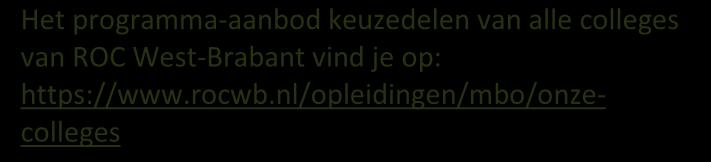 Je kunt ook keuzedelen kiezen die aansluiten bij jouw vakspecialisme, interesses, hobby s en toekomstdromen. Van elk keuzedeel is er een dossier, het keuzedeeldossier genaamd.