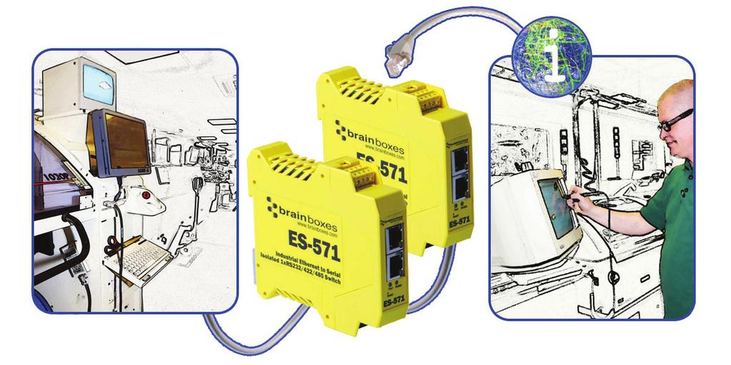 ES-571 Factory Floor Application Factory floors can be harsh environments.