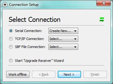 2. SBGuidance terminal 2.1. Controle Update AsteRx2e(H) ontvanger Controleer eerst het ontvanger type in de terminal en welke firmware versie geïnstalleerd is.