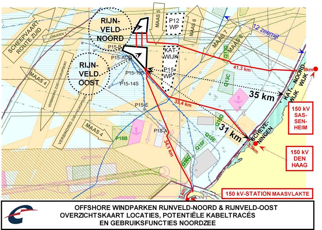 SAMENVATTING MER OFFSHORE WINDPARK RIJNVELD OOST 5 Figuur 1