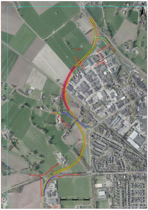 Onderzoek vleermuizen, Rondweg Borne Onderzoekslocatie 2.1 Beschrijving onderzoekslocatie Het plangebied ligt in de Gemeente Borne, ten westen van de bebouwde kom van Borne (afbeelding 1.1).