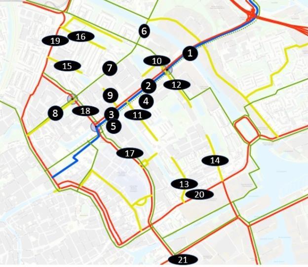 Met het verkeersmodel GroningenPlus Dynamisch zijn berekeningen uitgevoerd voor de situatie waarin de autoverbinding langs het Oosterhamriktracé gerealiseerd is.