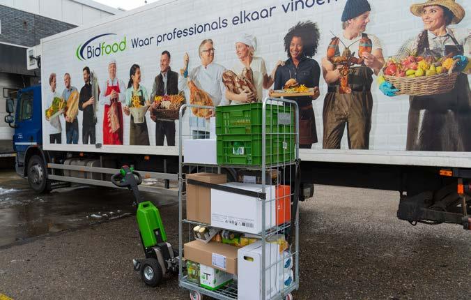 1 2 2. CONTAINER DUURZAAM INZETBAAR Het werk bij Bidfood omvat veel fysiek zwaar werk.