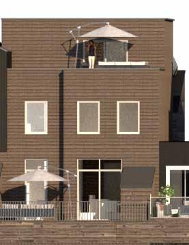 7.03 Rooftop Privé parkeren in eigen tuin Een woning met naast het terras aan het water ook een ruim dakterras op het westen met uitzicht over de