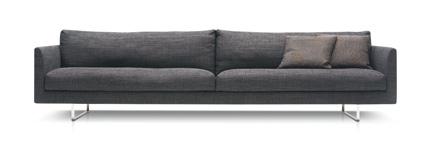 Voor elke leefruimte de ideale bank Is the ideal sofa for any living room Das ideale Sofa für jedes Wohnzimmer Romp Houten constructie van beuken en mdf. Vering No-sag veren.