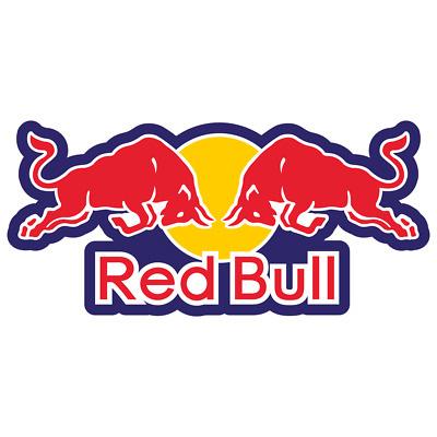 De kracht van een logo Hierboven zie je 3x een Red Bull logo. Links is natuurlijk het echte logo met daarin twee vechtende rode stieren.