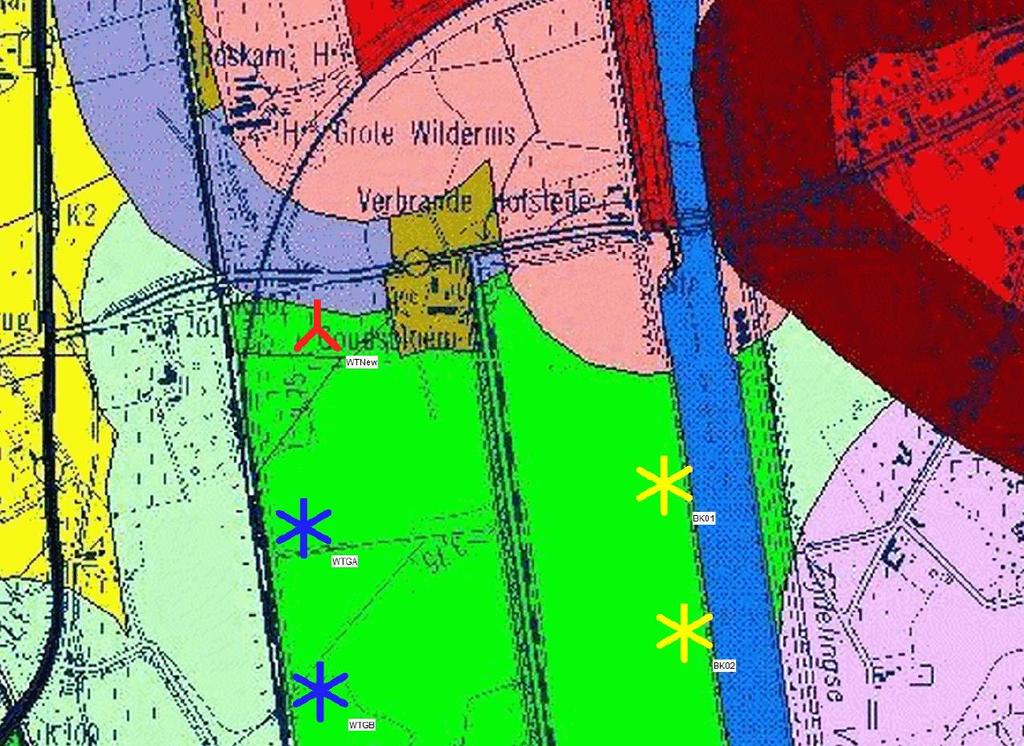 Windenergieproject Brugge A11 - Verzoek tot Ontheffing van Project-MER Pagina 20 van 99 Klasse 0: gebieden die niet in aanmerking komen voor de toepassing van windenergie en dus worden uitgesloten