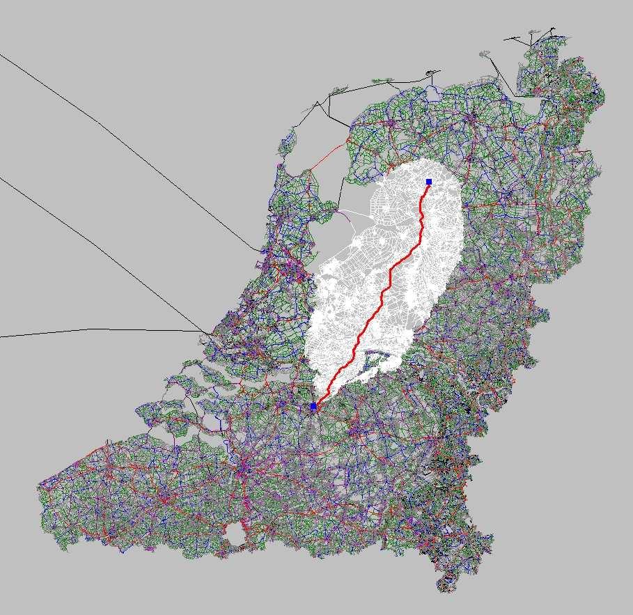 4 een knoop j met een permanent label gevonden kan worden, dan geldt: l(i) + c ij < l(j) (1.