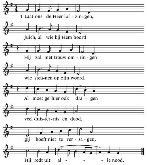 Het smeekgebed, eindigend: V: Daarom roepen wij U aan: A: Heer, ontferm U over ons Glorialied: lied 864: 1, 2 en 5 2 God heeft u uitverkoren en uw geloof