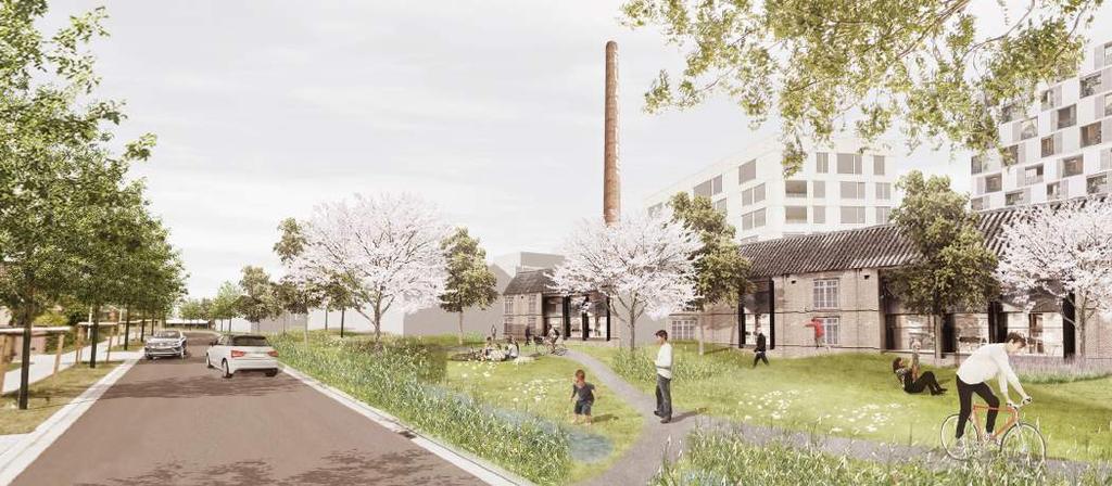 oost, informeler buurtpark belangrijk als connector met