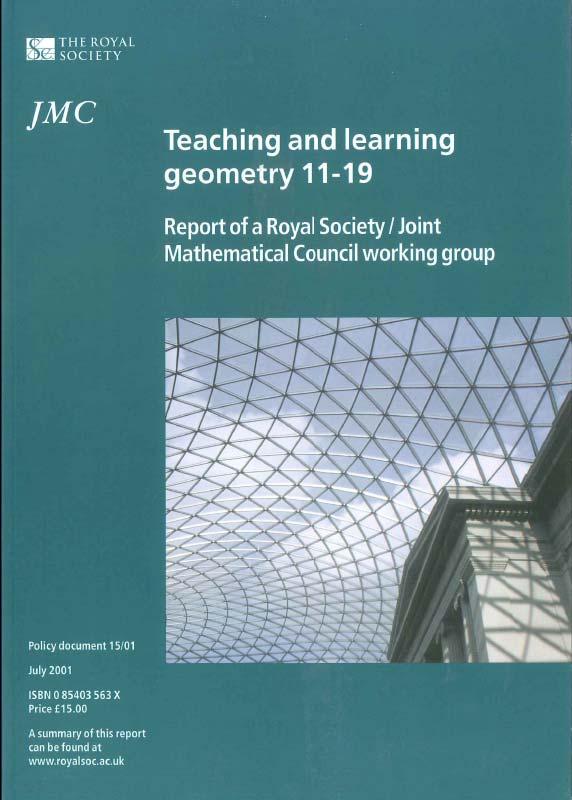 Research foci 2000-2005 Royal Society report on geometry Conjecturing and proving Spatial