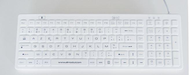 Medische toetsenborden & muizen All Modul is leverancier van diverse soorten medische keyboards en muizen.