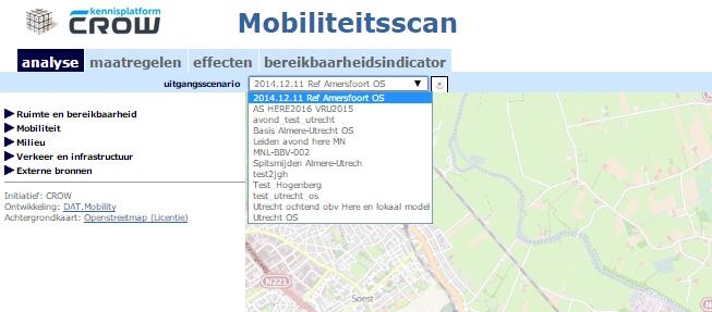 2 Uitgangsscenario kiezen Kies een uitgangsscenario