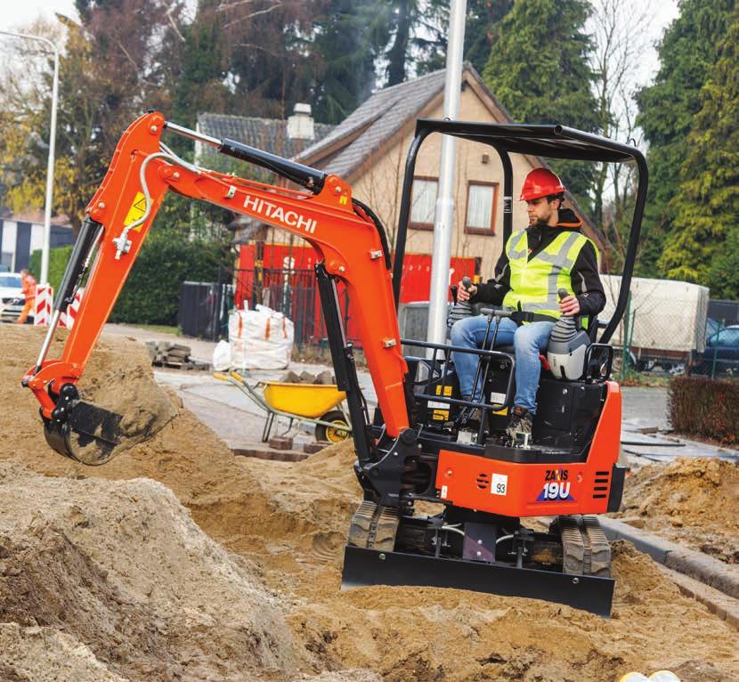 ZAXIS-6-serie HYDRAULISCHE GRAAFMACHINE Modelcode : ZX17U 6 / ZX19U 6 Nominaal motorvermogen : 11,5