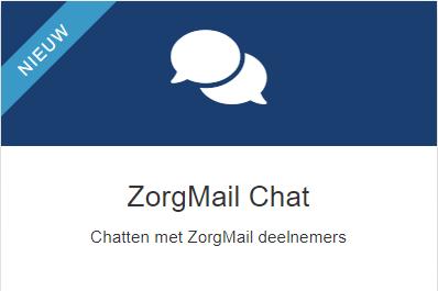 2.2 Inloggen Om in te loggen op de Web applicatie van ZorgMail Chat gaat u naar de webpagina https://chat.zorgmail.