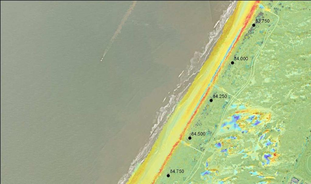 Geomorfologische kaart van de Coepelduynen.