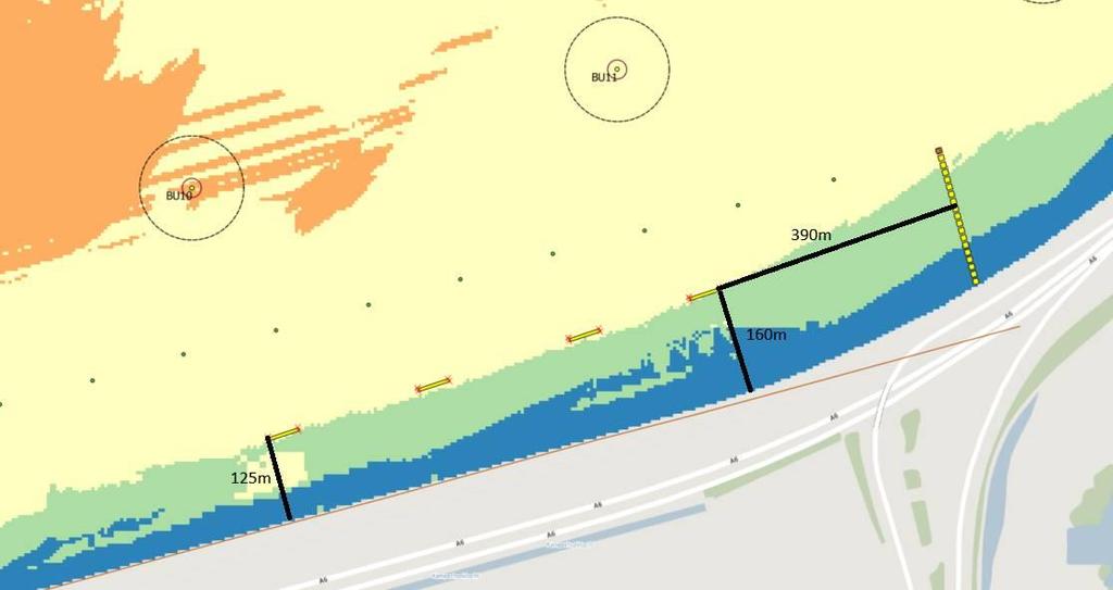 Scheepvaartveiligheid Voor de scheepvaart geldt de volgende situatie. Een melding wordt tijdig (op het moment van vergunningverlening) gedaan om de zone op te nemen in waterkaarten.