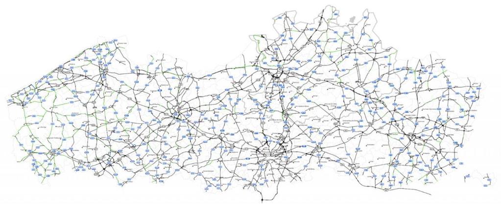 5.2.1 Wegennetwerk Ruimtelijk Structuurplan Vlaanderen (1997): wegennetwerk opgedeeld in wegcategorieën.