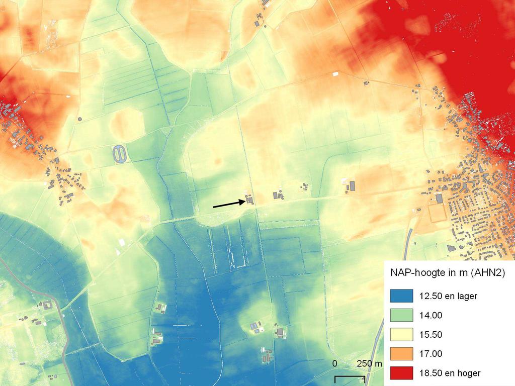 glaciale rug waarop Benneveld is ontstaan. Het Westerveld, en daarmee ook het plangebied, liggen in de vlakte tussen de Rug van Sleen en het beekdal.