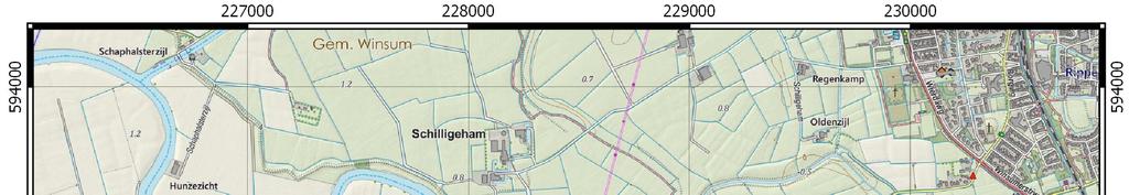 Het Oude Diepje te Garnwerd, gemeente Winsum Een Cultuurhistorisch en Archeologisch Bureauonderzoek Planvoornemen In opdracht van de gemeente Winsum, vertegenwoordigd door de heer H.