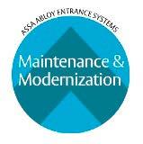 Verkrijgbaar in combinatie met onze onderhoudsprogramma s ASSA ABLOY e-maintenance is verkrijgbaar in combinatie met alle onderhoudspakketten van ASSA ABLOY Entrance Systems: Bronze Service, Silver