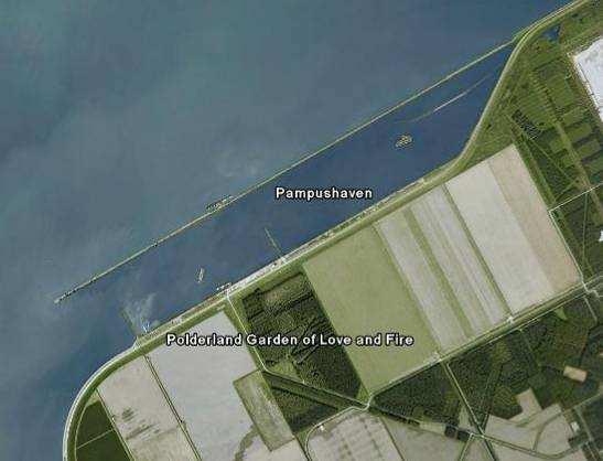 4.1.1 Deelgebied 1: Pampushaven De Pampushaven is een door een strekdam afgescheiden deel water van het IJmeer van ongeveer 120 ha, met een lengte van ruim 3000 meter en een breedte van ongeveer 400