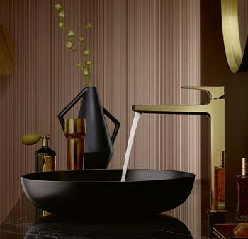 990 POLISHED GOLD OPTIC Glamoureuze look het gepolijste oppervlak maakt van de badkamer een luxe