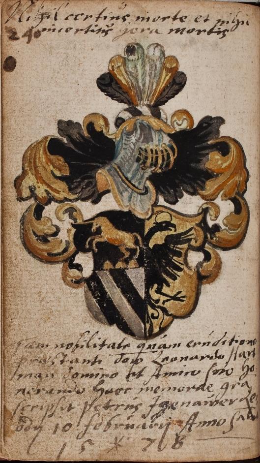 P 016 fol 167v Peter Igenauer, Luik 10 februari 1578 Gedeeld, I. doorsneden.