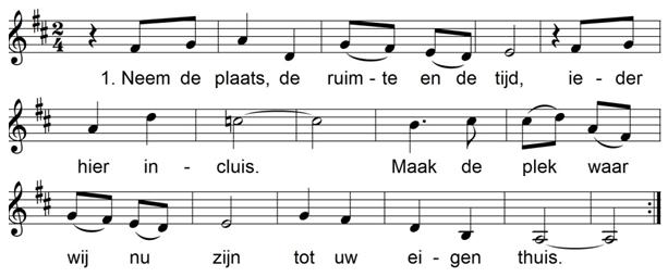 Neem de tijd en noem me bij de naam, neem de tijd, maak heel wie ik ben en wat ik was, wat mijn ziel verdeelt.