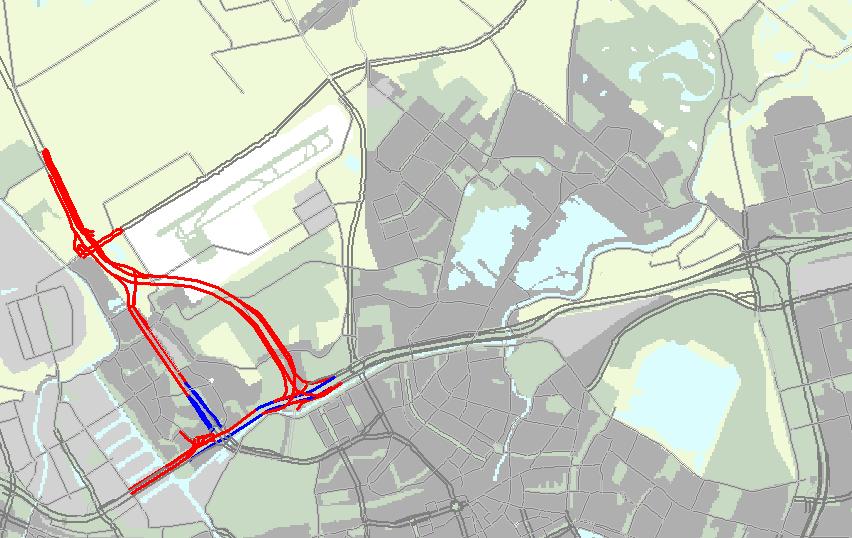 5. 6 Portway Fase C (incl. fase A1 + A2 + B2) Het totale Portway plan strekt zicht uit over een groot gebied dat aan de noordzijde wordt begrensd door de Doenkade.