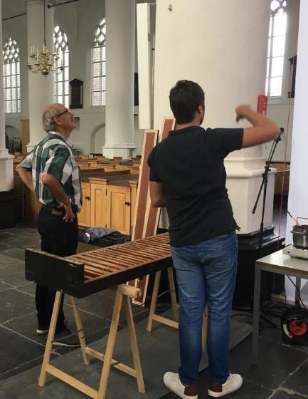 Op beide dagen kregen we in de Grote Kerk alle ruimte om ons Harrison & Harrison-project zichtbaar te maken.