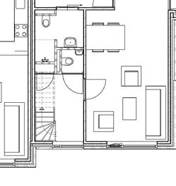 Twee extra kamers zijn mogelijk op de e verdieping. andig als u logees heeft of een hobbykamer in wilt richten.