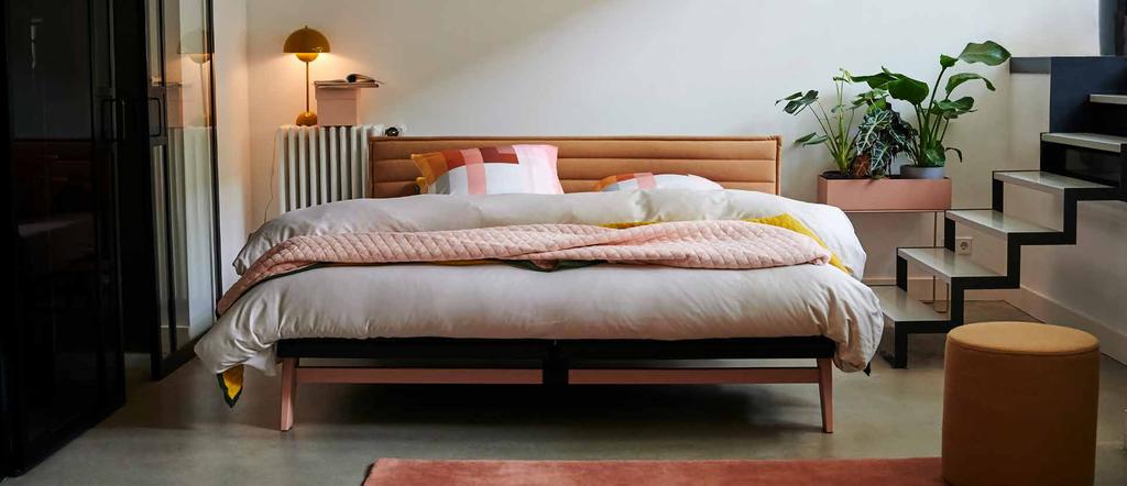 De kleur van je dromen Auping Original bed De Original is een minimalistisch vormgegeven bed met sterke lijnen en een elegante uitstraling.
