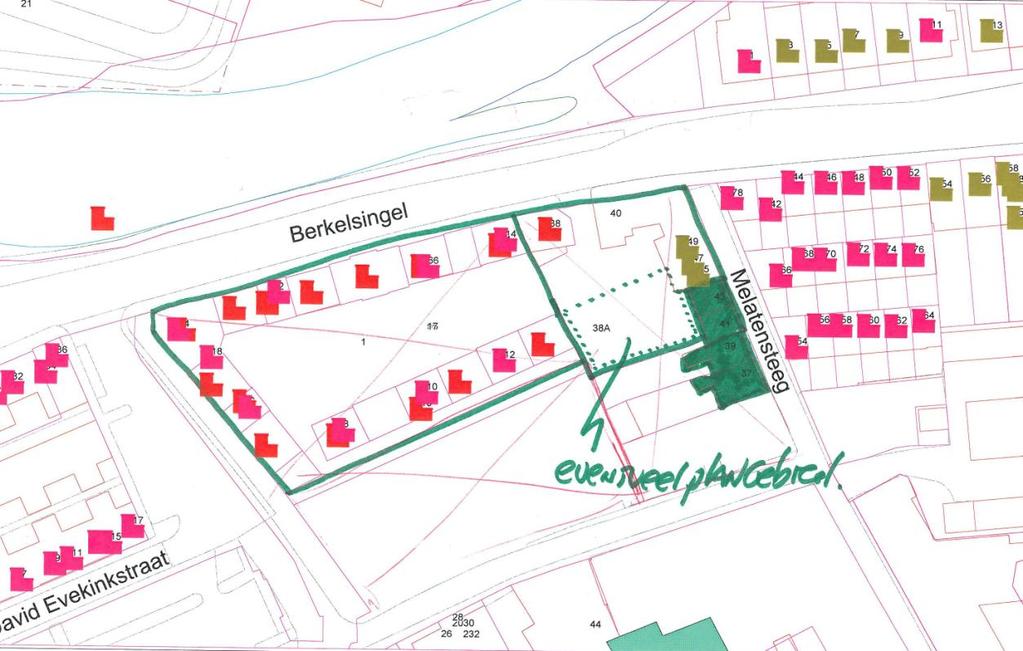 Berkelsingel - Halvemaanstraat advies cultuurhistorie bouwlocatie binnenterrein Aanleiding Op 6 december 2011 is in de gemeentelijke monumentencommissie Zutphen het vooradvies behandeld met