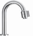 STYLE Tapkraan, 5086 8101 verchroomd 135,50 voor aansluiting van koud of gemengd water Uitloop: 107 mm HANSANOVA STYLE Tapkraan, 5096 8101 verchroomd 156,80 voor