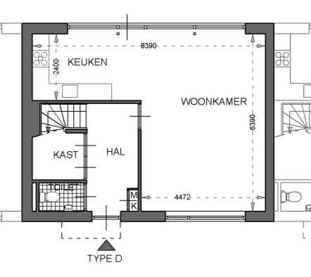 7 woningen type B plattegronden