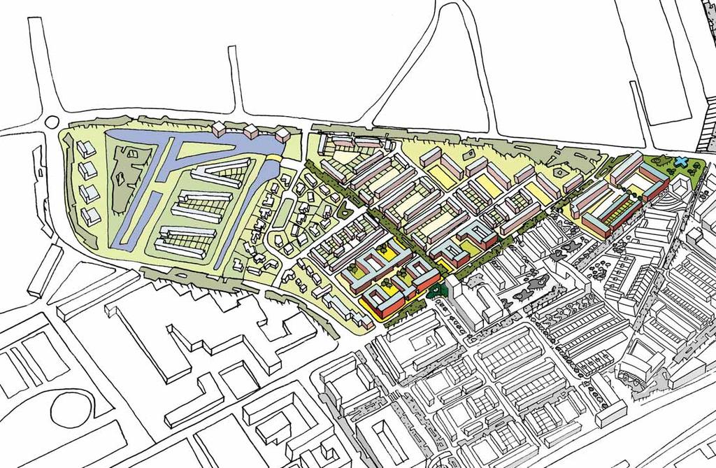 10 1 8 7 9 2 11 6 3 5 4 impressie Parkkwartier 1. Westerpark 2. Kamerlingh Onnesstraat 3. bouwplan fase 1 4. winkelcentrum 5. BBS 6.