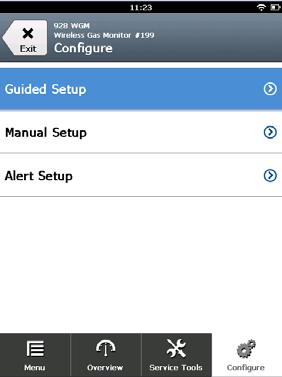 5. Selecteer op het scherm Configure (Configureren) de optie Guided Setup
