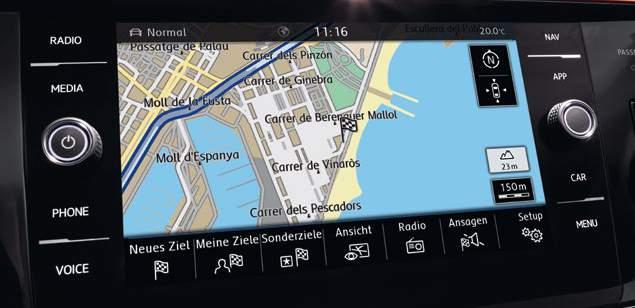 MU 04 Het navigatiesysteem 'Discover Media' helpt je bij het vinden van de optimale route naar jouw bestemming, óók als er onderweg files zijn.