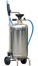 Schuimtanks en schuimspuiten Schuimtank (RVS 24, 50 en 100 liter)