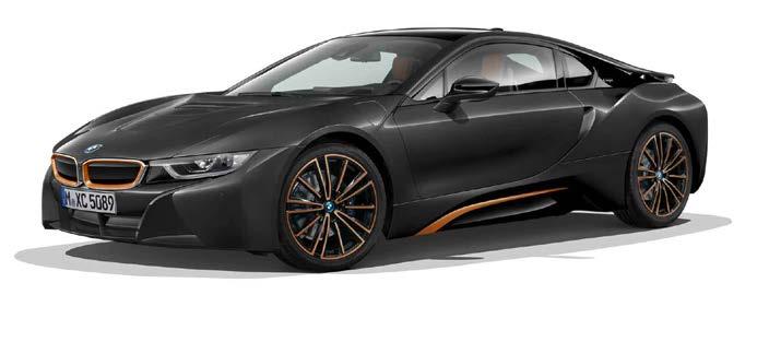 THE i8 COUPÉ EN ROADSTER. ULTIMATE SOPHISTO EDITION. Buitengewoon in ieder opzicht: de BMW i8 Ultimate Sophisto Edition tilt innovatieve performance en extravagant design naar een nieuw niveau.