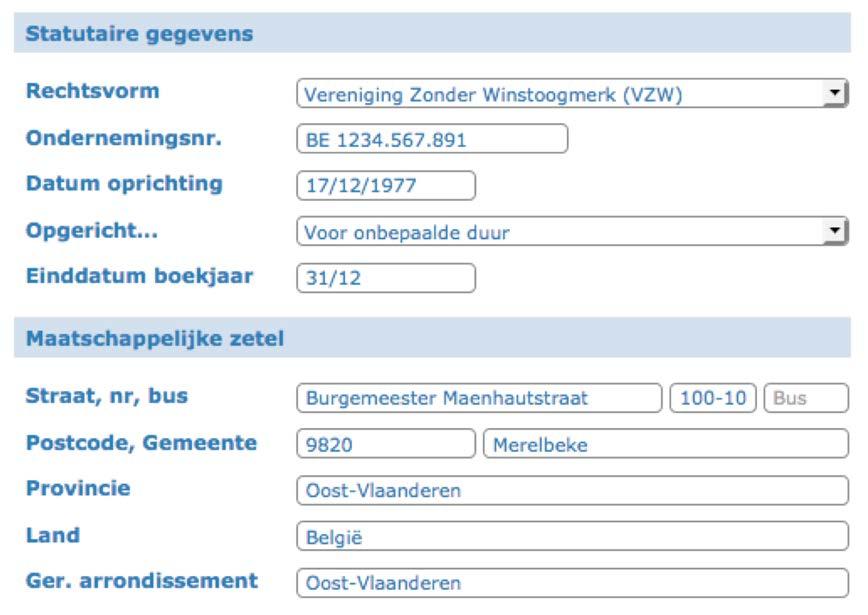 VZW s moeten op officiële documenten het Gerechtelijk Arrondissement