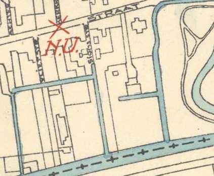 Op een overzichtskaart van de Gemeente uit 1935 (schaal 1 : 5.) met de ligging van alle schoolgebouwen blijkt het volgende: 2 Huize Rustoord Diaconiehuis der Ned. Herv.