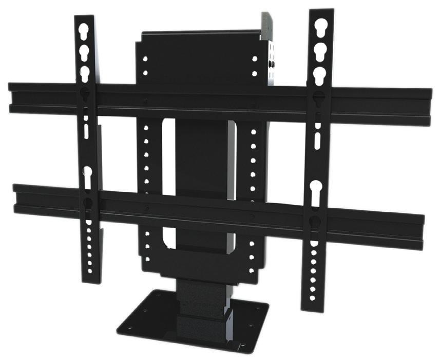 tv-liften // tv-liften tot 40 inch Geschikt voor schermen tot 40 inch en niet hoger dan 66 cm. Deze compacte, praktisch geluidsloze en zeer stabiele TV lift is door de lage inbouwmaat (54,5 cm, excl.