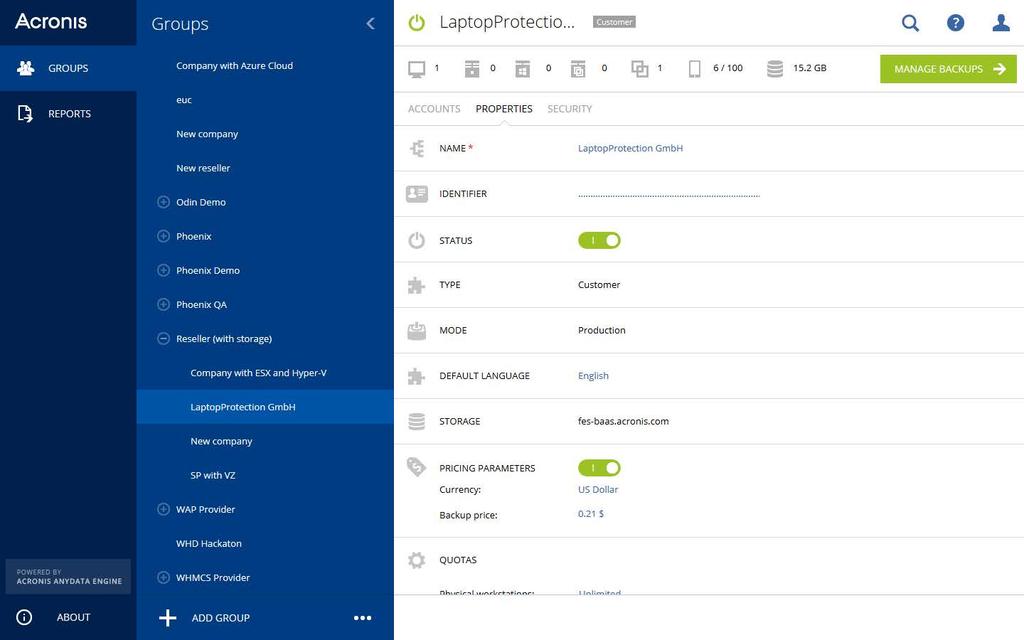 Lokaal én in de cloud back-uppen Het belang van een goede back-up oplossing wordt nog altijd onderschat. Acronis biedt een veilige en schaalbare back-up & disaster recovery oplossing.