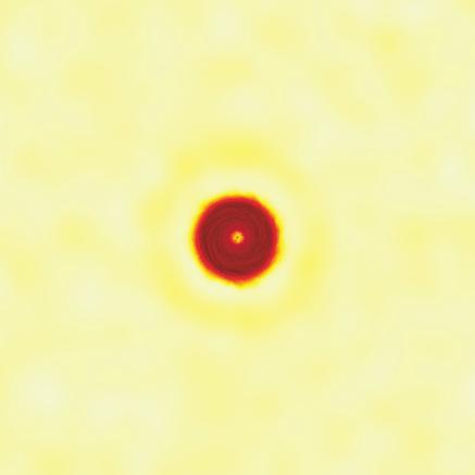 Terwijl een protoplanetaire schijf door dat gas beweegt, kan zij het gas opvegen. Hier was nog geen uitgebreid onderzoek naar gedaan.