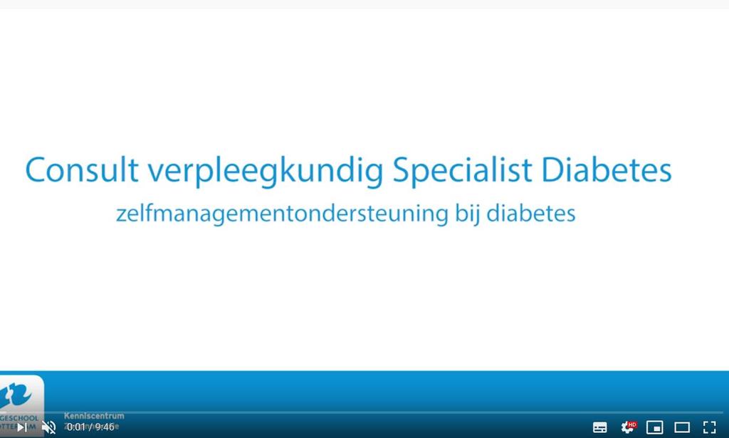 Consult van Verpleegkundig Specialist diabeteszorg Geef