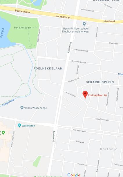 Ligging: Kortonjolaan 76 is gelegen in de wijk Gerardusplein, stadsdeel Stratum.