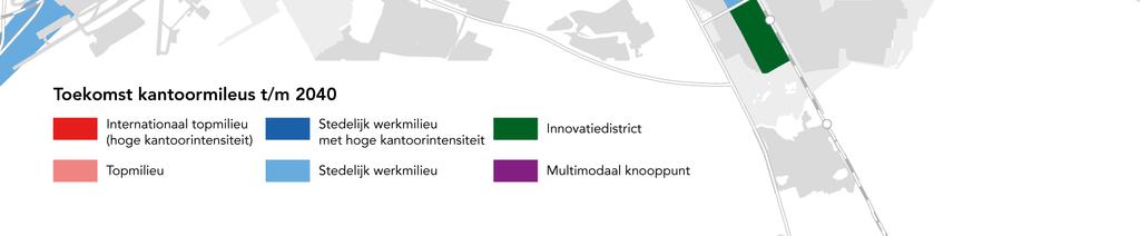 6 Toekomst voor kantoormilieus Amsterdam ontwikkelt zich van een mid-sized Europese stad tot een Europese hoofdstad die meedingt op internationaal niveau 10.